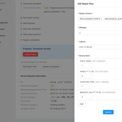 Cocoro 师傅维修方案